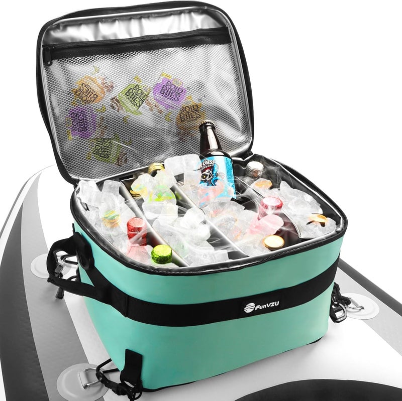 FunVZU Paddle Board Cooler Bag - Waterproof SUP Bag for Stand Up Paddle Board and Kayak - Leakproof Inflatable Storage for SUP Accessories - Essential Paddleboarding Gear for Water Storage - Image 2